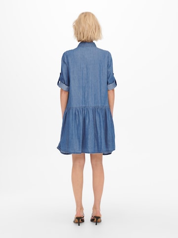 ONLY Shirt dress 'Chicago' in Blue