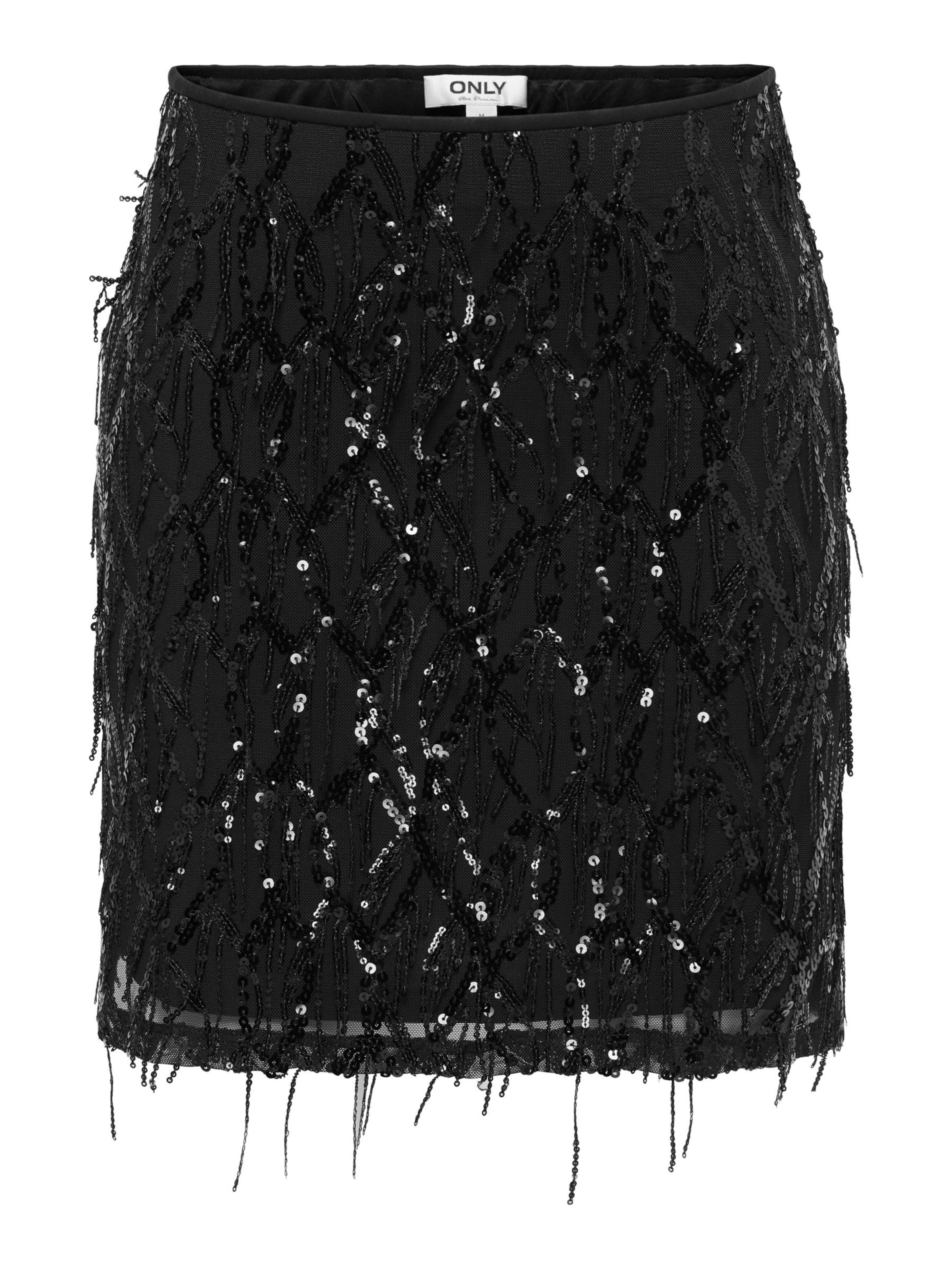 ONLY - Falda 'STELY' en negro: frente