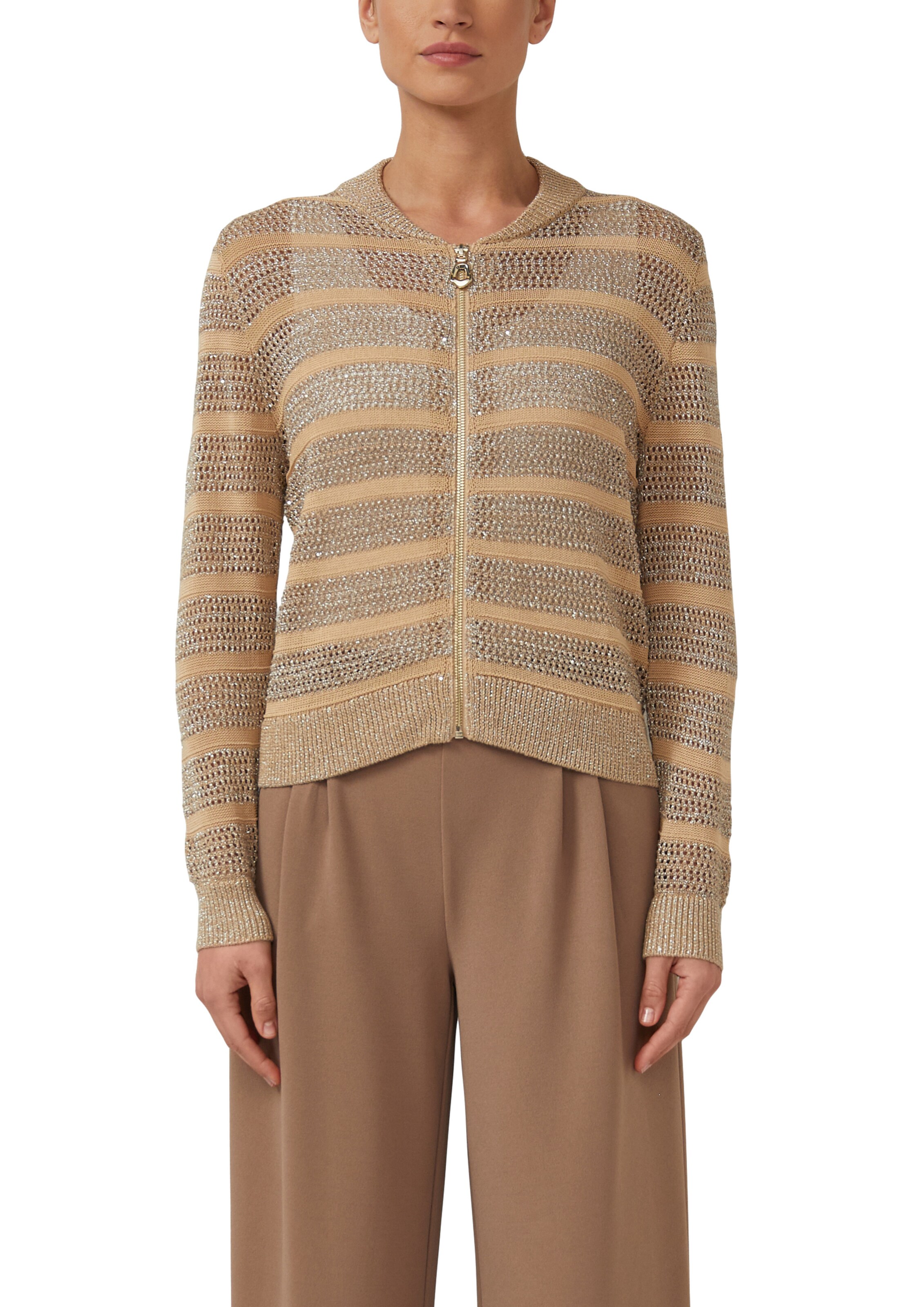 s.Oliver Knit cardigan in Brown