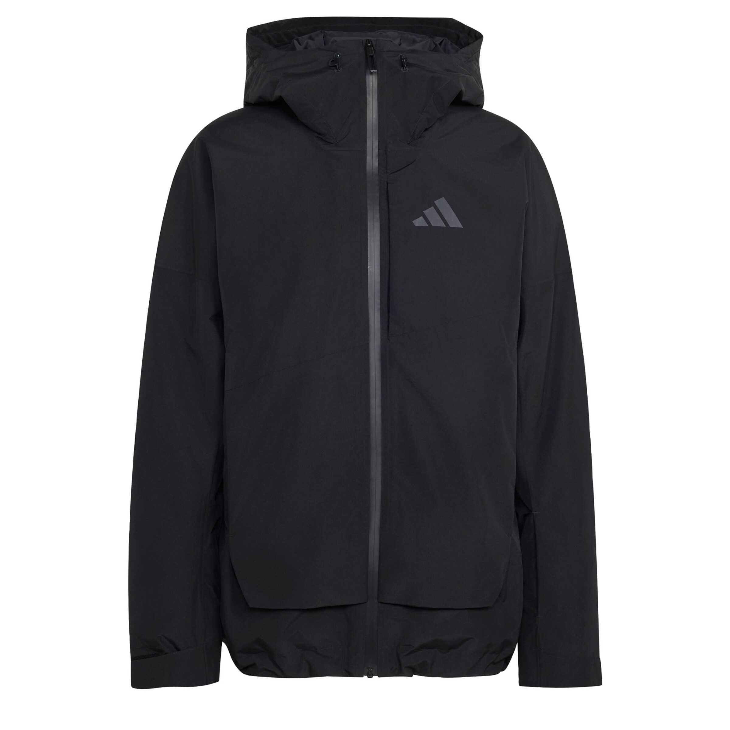 ADIDAS TERREX - Chaqueta de montaña en negro: frente