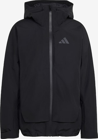 ADIDAS TERREX - Chaqueta de montaña en negro: frente