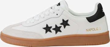 19V69 ITALIA Sneakers laag 'Napoli 2.1' in Wit: voorkant
