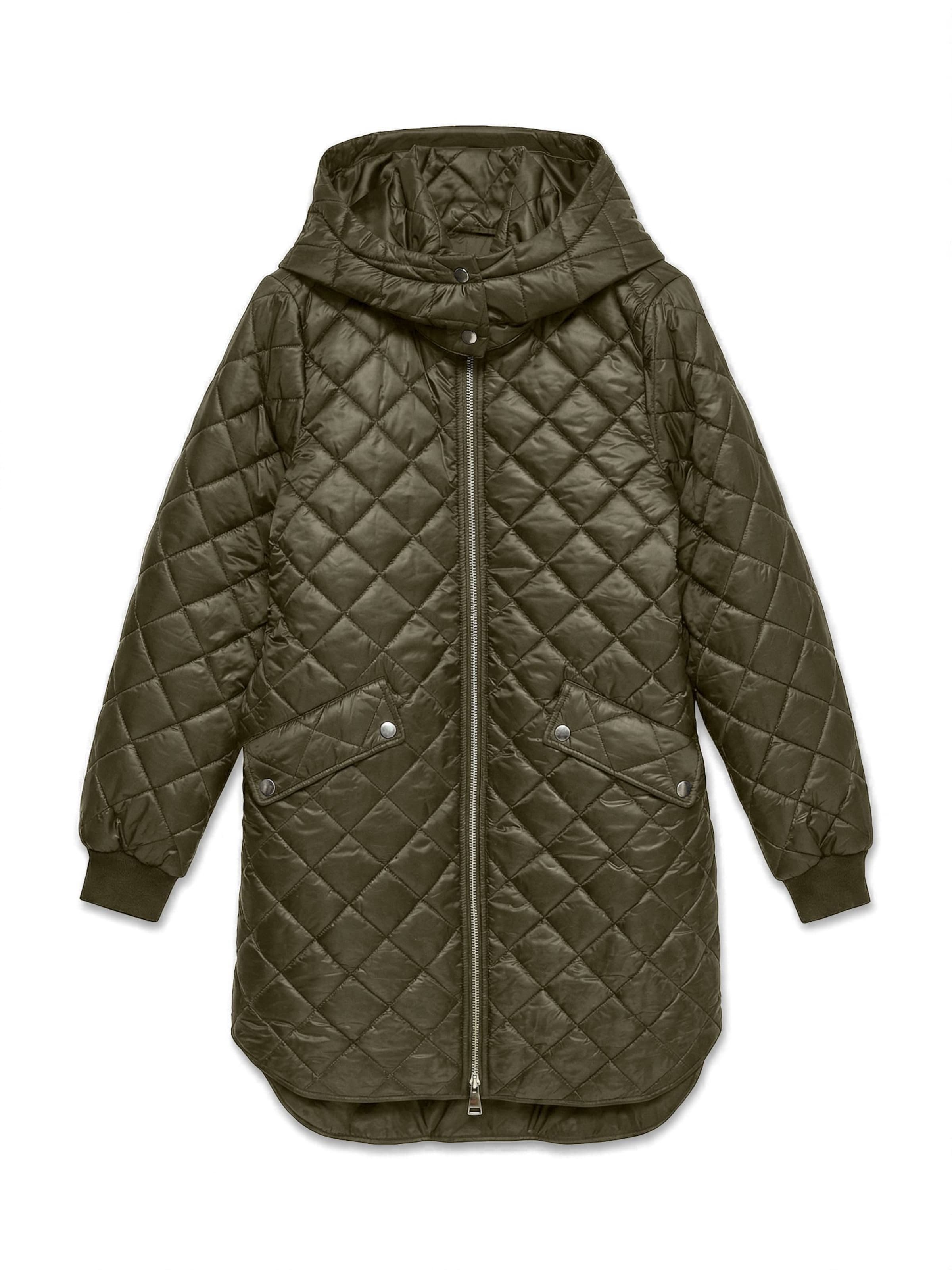 VERO MODA - Abrigo de entretiempo 'VMHayle' en verde: frente