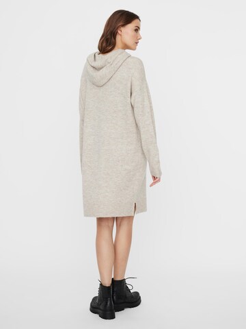 VERO MODA Knitted dress 'Lefile' in Beige