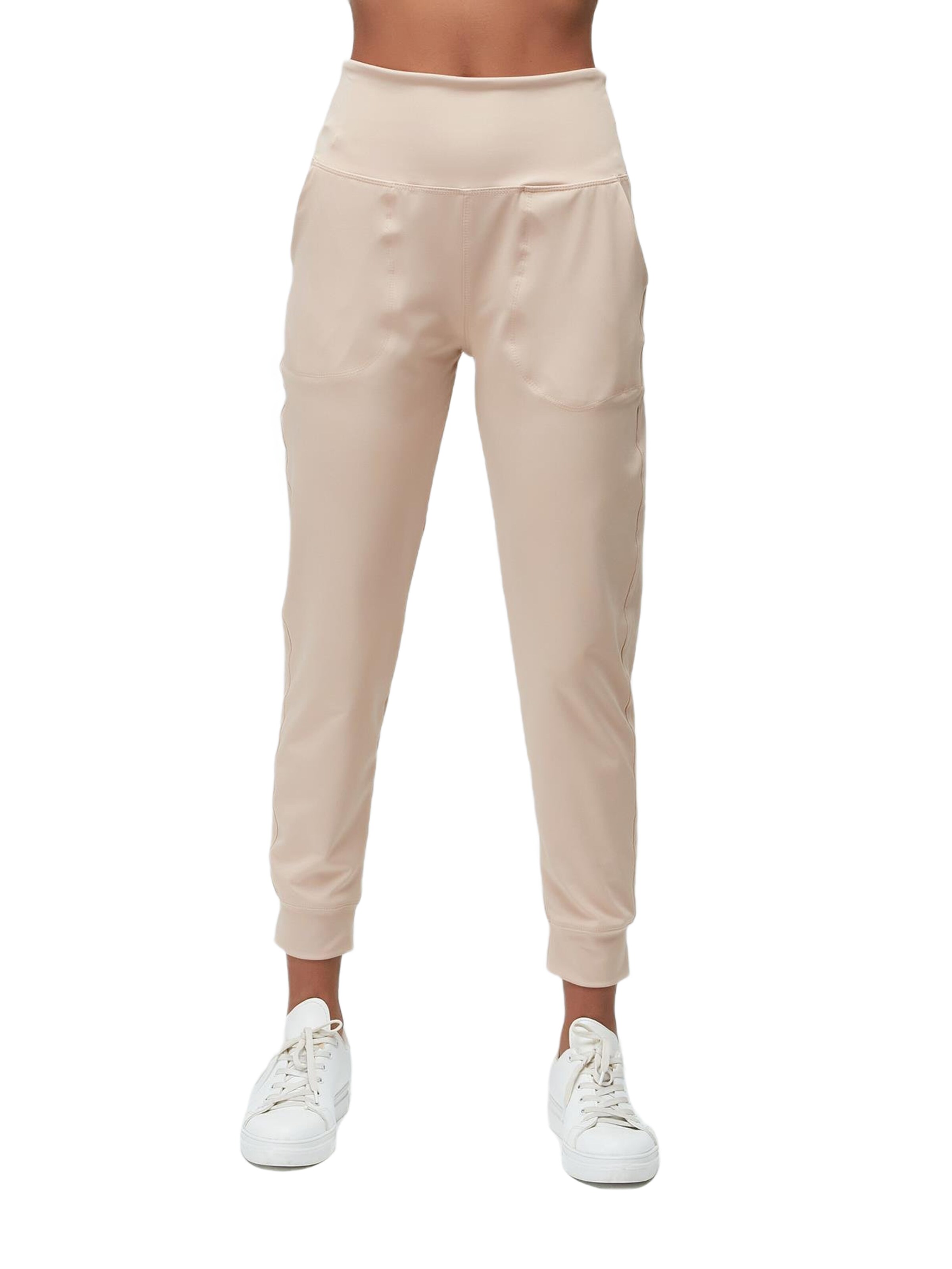 C&City Tapered Hose in Beige: Vorderseite