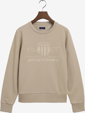 GANT Sweatshirt in Beige: front