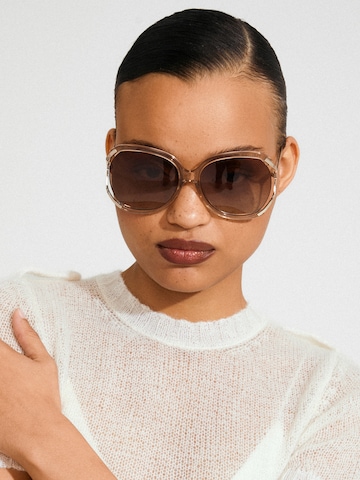 Pilgrim Γυαλιά ηλίου 'Hella' σε χρυσό: μπροστά