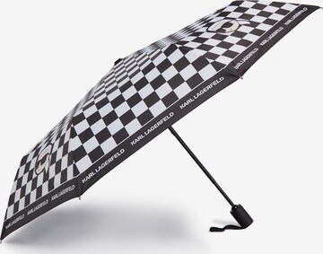 Karl Lagerfeld Paraply i svart: framsida