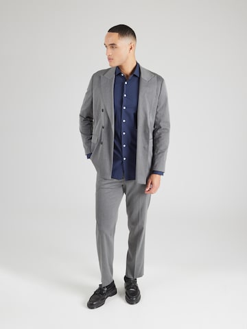 Hackett London Средняя посадка Рубашка 'ESSENTIAL' в Синий
