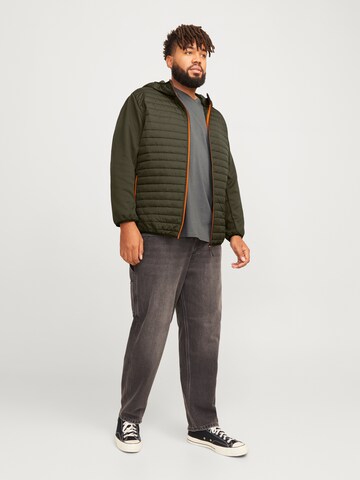 Jack & Jones Plus Between-Season Jacket in Green