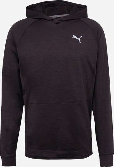 PUMA Sportisks džemperis, krāsa - sudrabpelēks / raibi melns, Preces skats