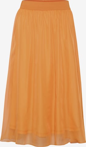 SAINT TROPEZ - Falda 'Coral' en naranja: frente