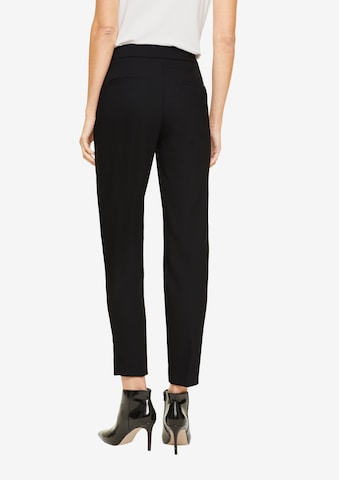 COMMA Regular Pleated Pants in Black