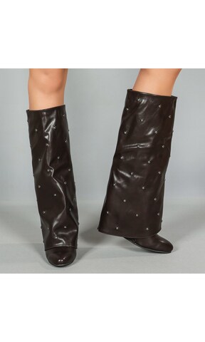 Ital-Design Stiefel in Braun: Vorderseite
