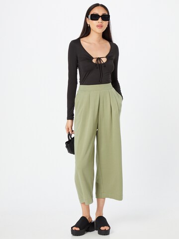 ESPRIT Wide Leg Hose in Grün