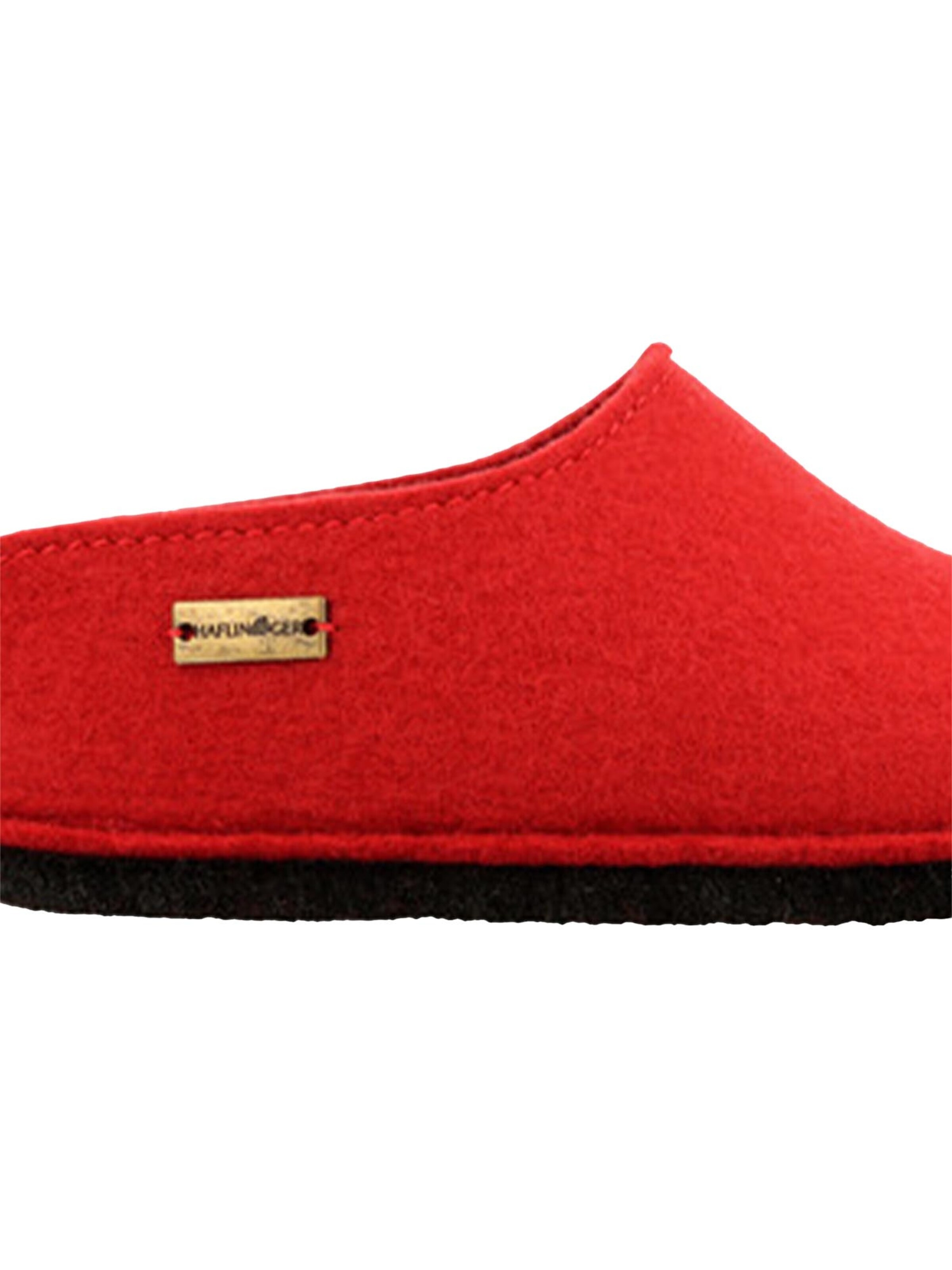HAFLINGER Slippers 'Flair Smily' in Red