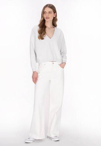 Sweat-shirt DreiMaster Maritim en blanc