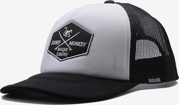 Surf Monkey Hat in Black: front