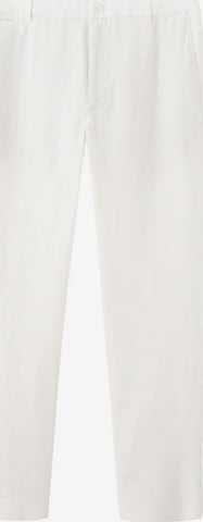 MANGO MAN Slimfit Hose 'Oyster' in Weiß: Vorderseite