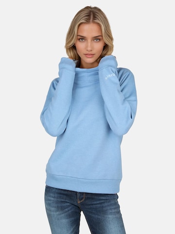 salzhaut Sweatshirt 'Talken' in Blau: Vorderseite