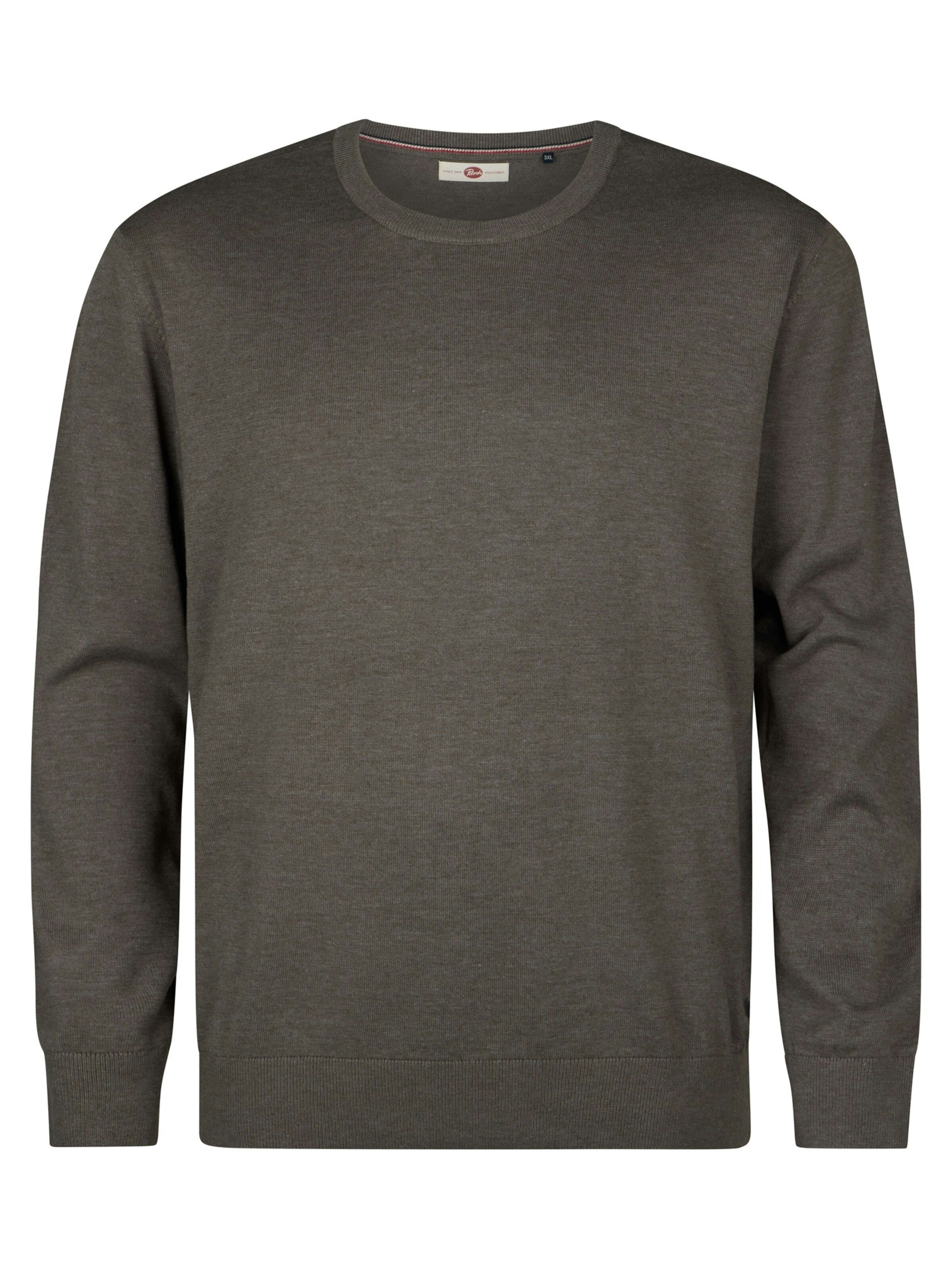 Petrol Industries Pullover in Grau: Vorderseite
