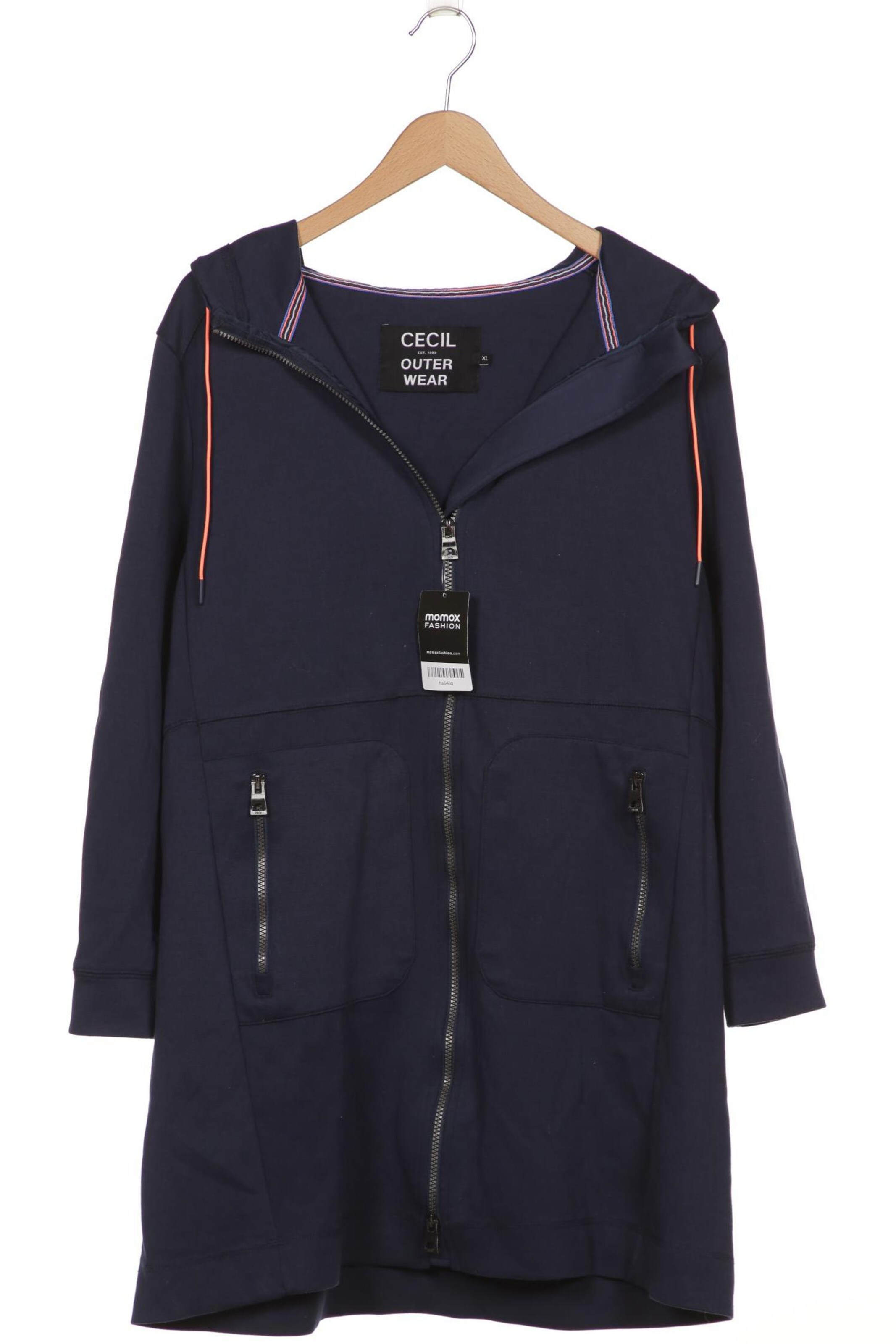 CECIL Kapuzenpullover XL in Blau: Vorderseite