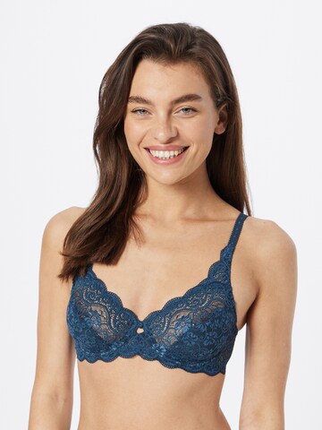 TRIUMPH T-shirt Bra 'Amourette' in Blue: front