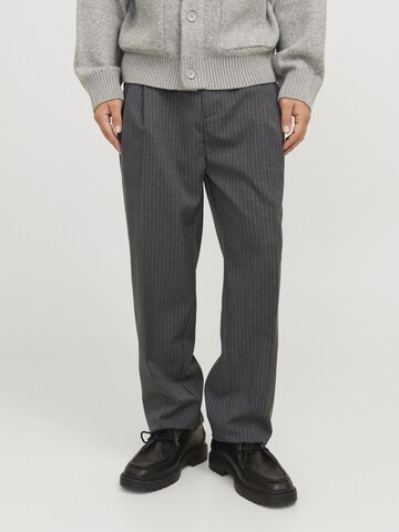 JACK & JONES Loosefit Pantalon in Grijs: voorkant