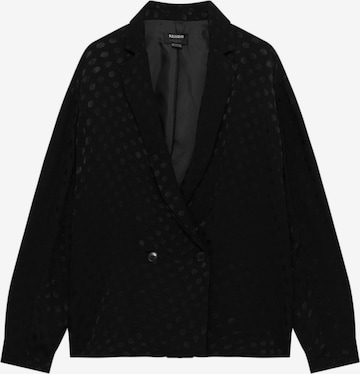 Blazer Pull&Bear en noir : devant