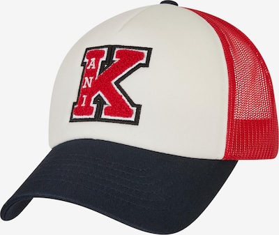 Karl Kani Casquette en crème / bleu marine / rouge, Vue avec produit