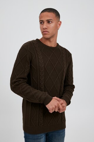 !Solid Sweater 'SDTerence' in Black: front