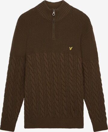 Lyle & Scott Trui in Groen: voorkant