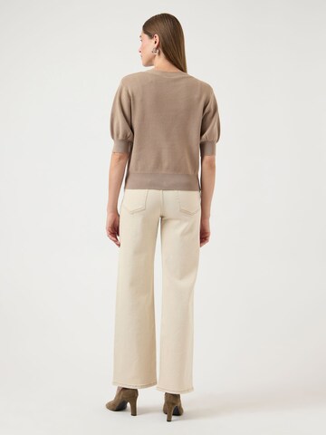 YAS Knit cardigan 'YASFonny' in Grey