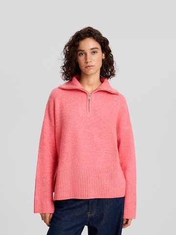 Bershka Sweater in Orange: front