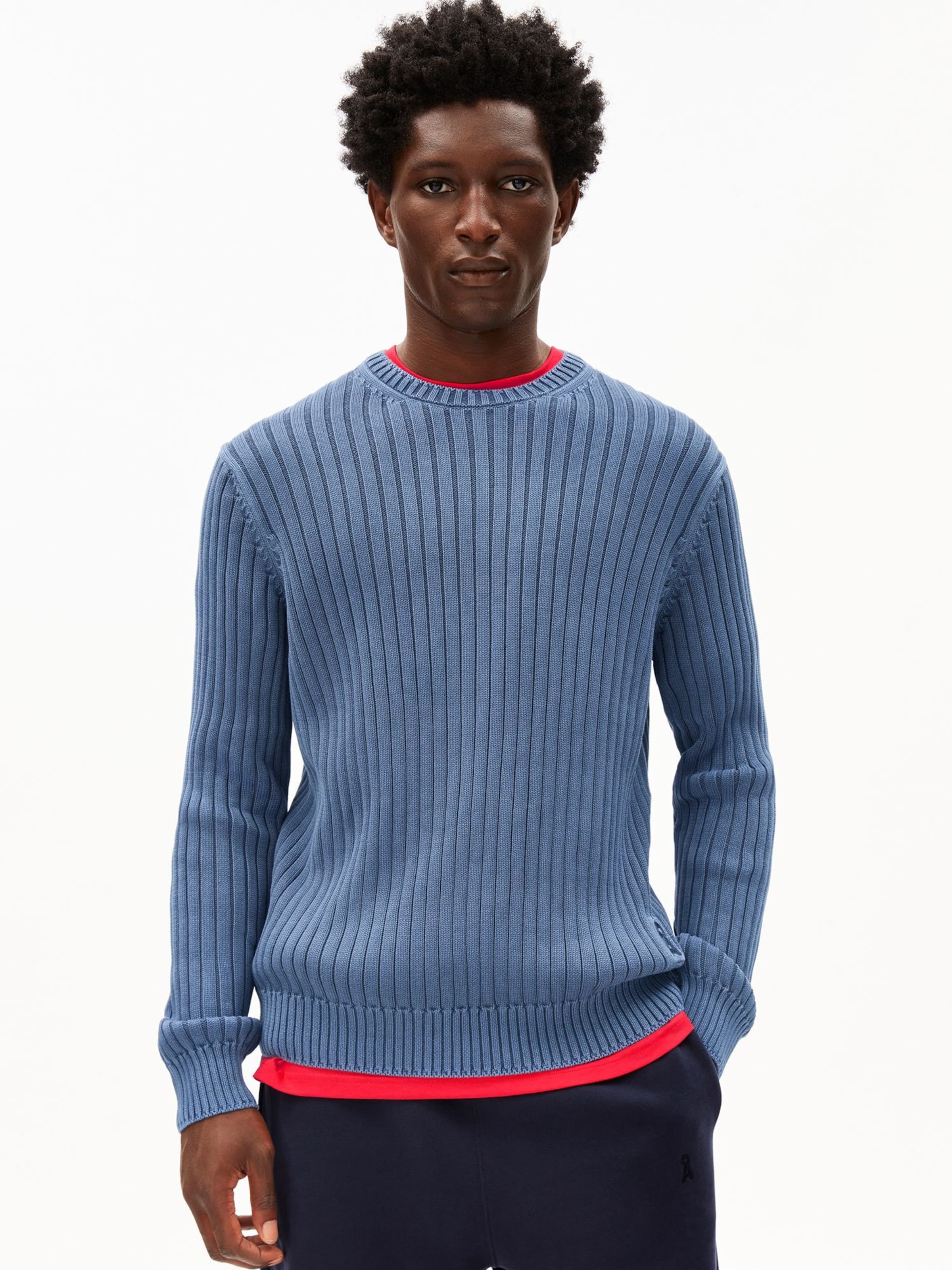 ARMEDANGELS Sweater in Blue: front