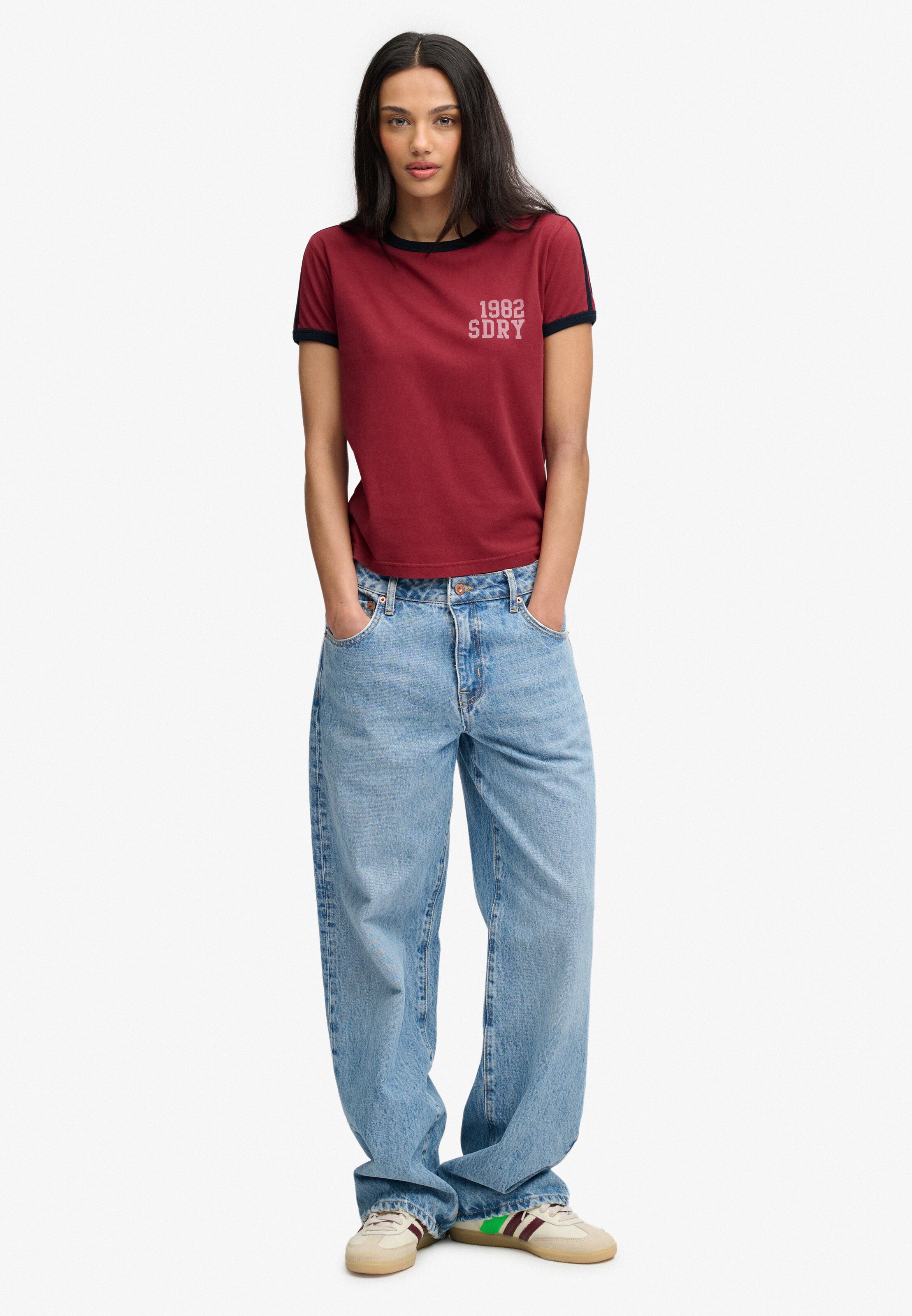 Superdry & Co T-Shirt in Rot