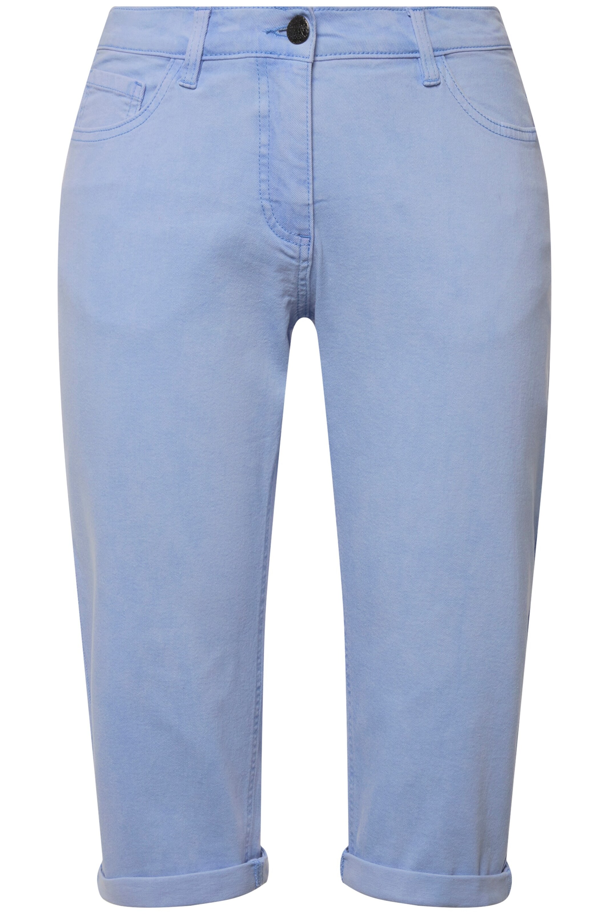 Ulla Popken Loosefit Jeans in Blau: Vorderseite