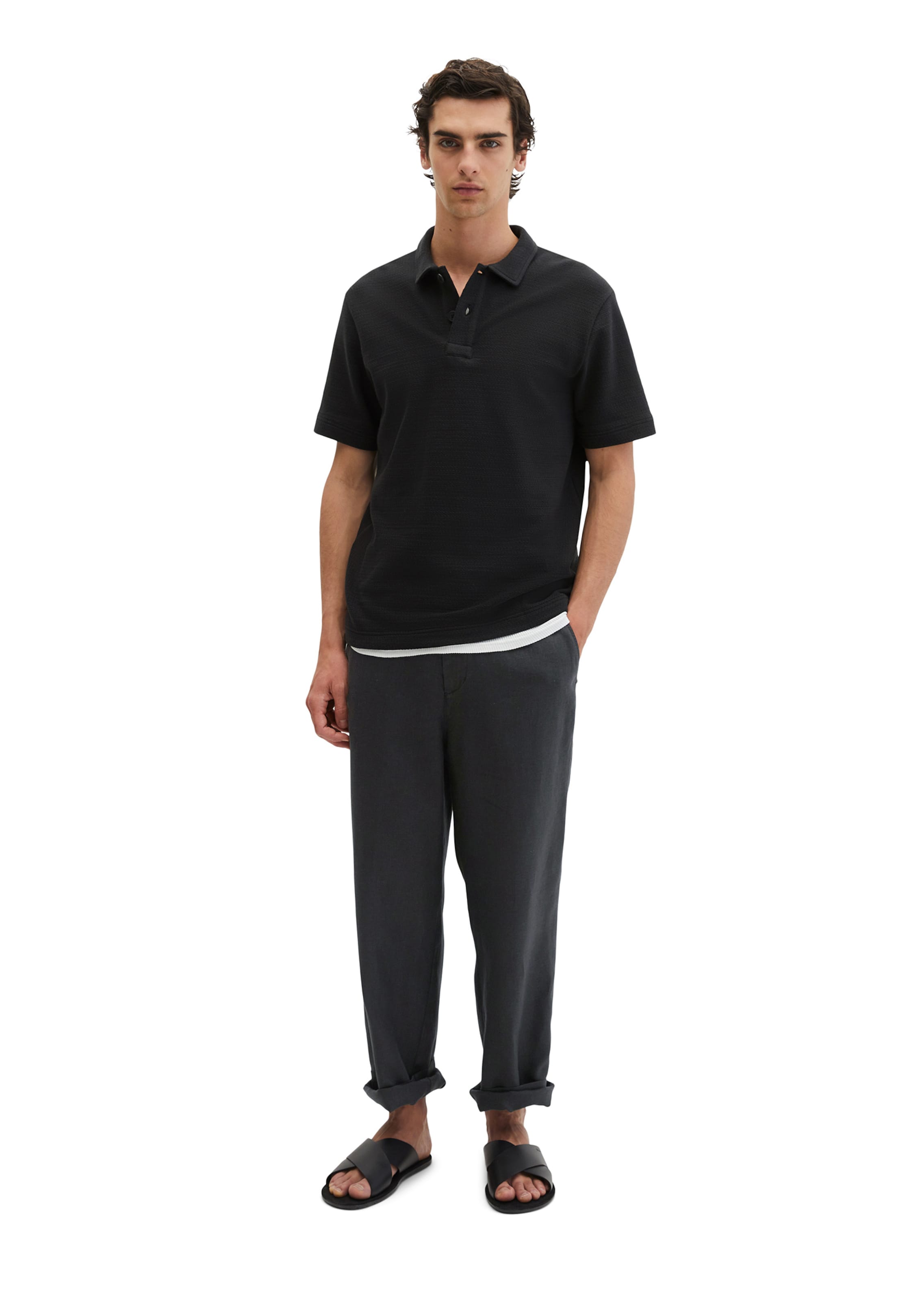 Marc O'Polo Shirt in Schwarz