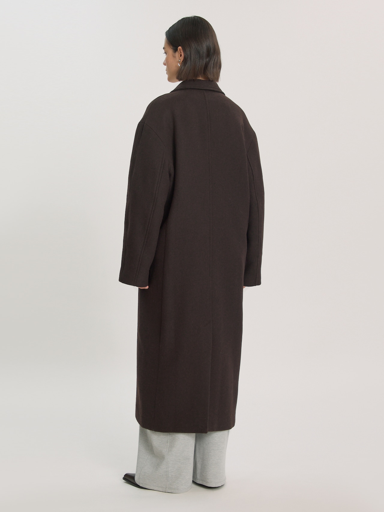 EDITED Produits Manteau mi-saison 'Haima' marron