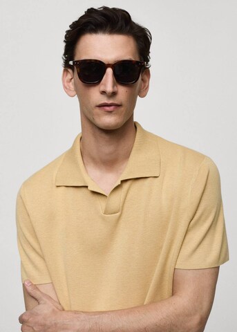 MANGO MAN Shirt 'Lino' in Geel