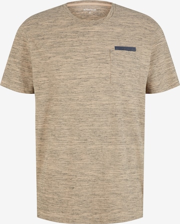 TOM TAILOR T-Shirt in Beige: predná strana