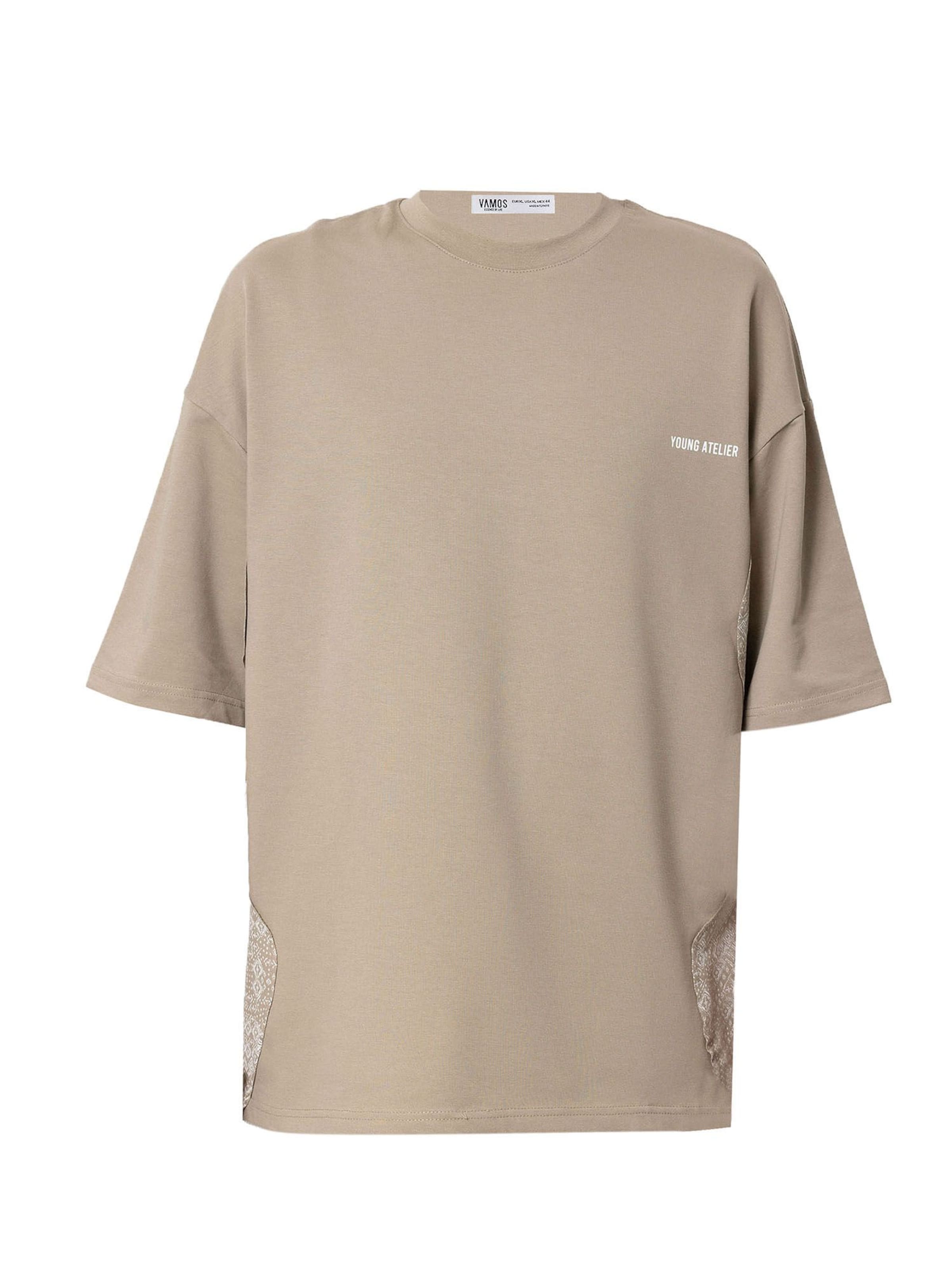 VAMOS CLO Μπλουζάκι σε μπεζ: μπροστά