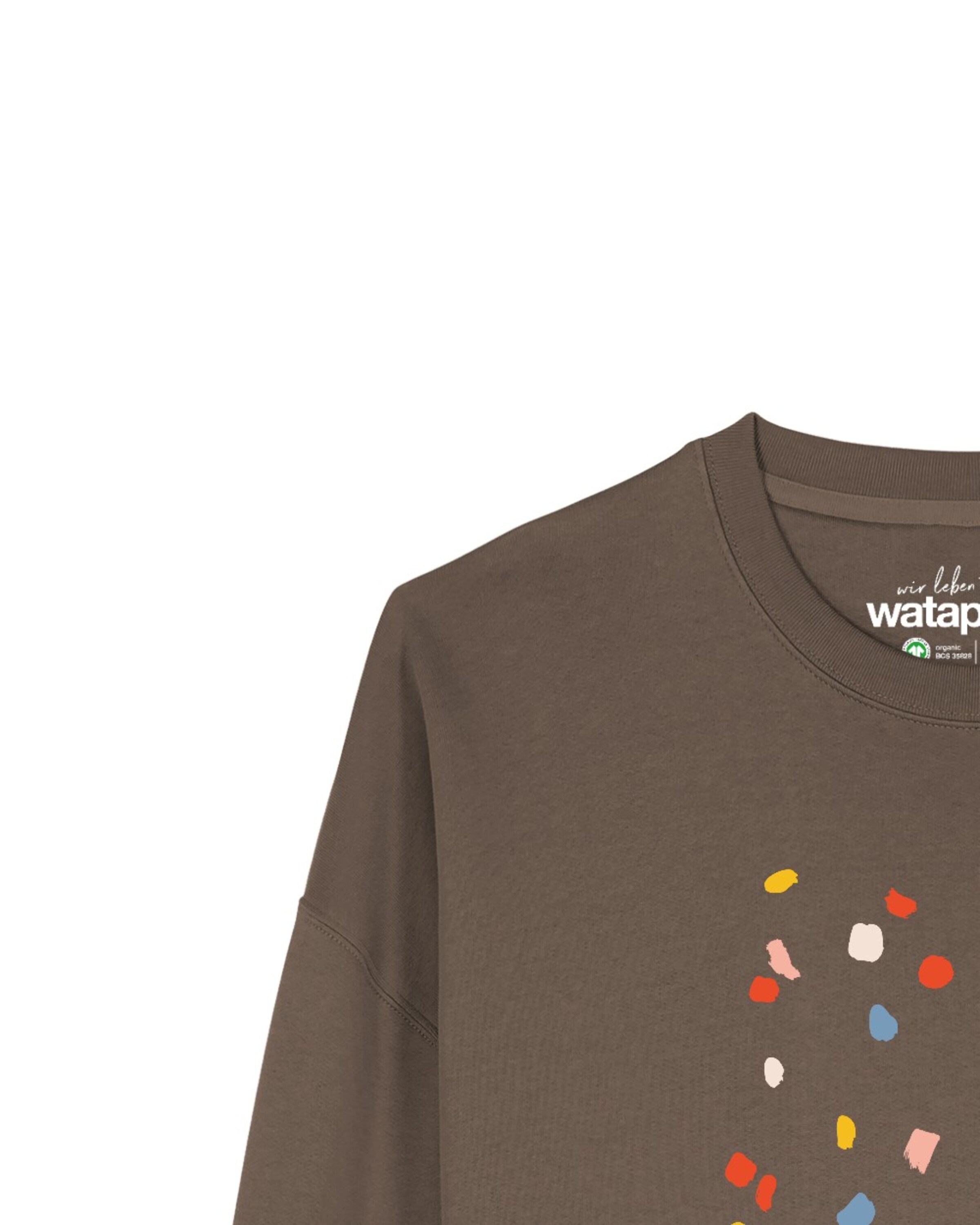 Watapparel Sweatshirt 'This is Art' in Bruin