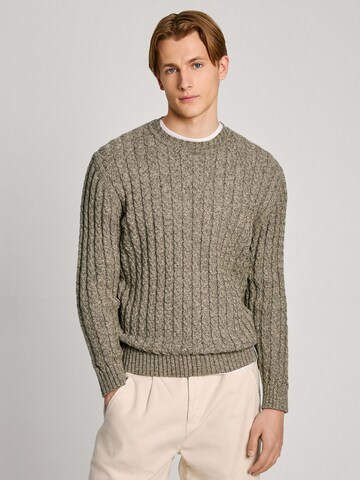 Pull-over ' CHARLIE ' Pepe Jeans en beige : devant