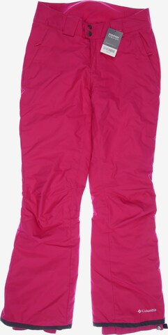 COLUMBIA Stoffhose S in Pink: predná strana