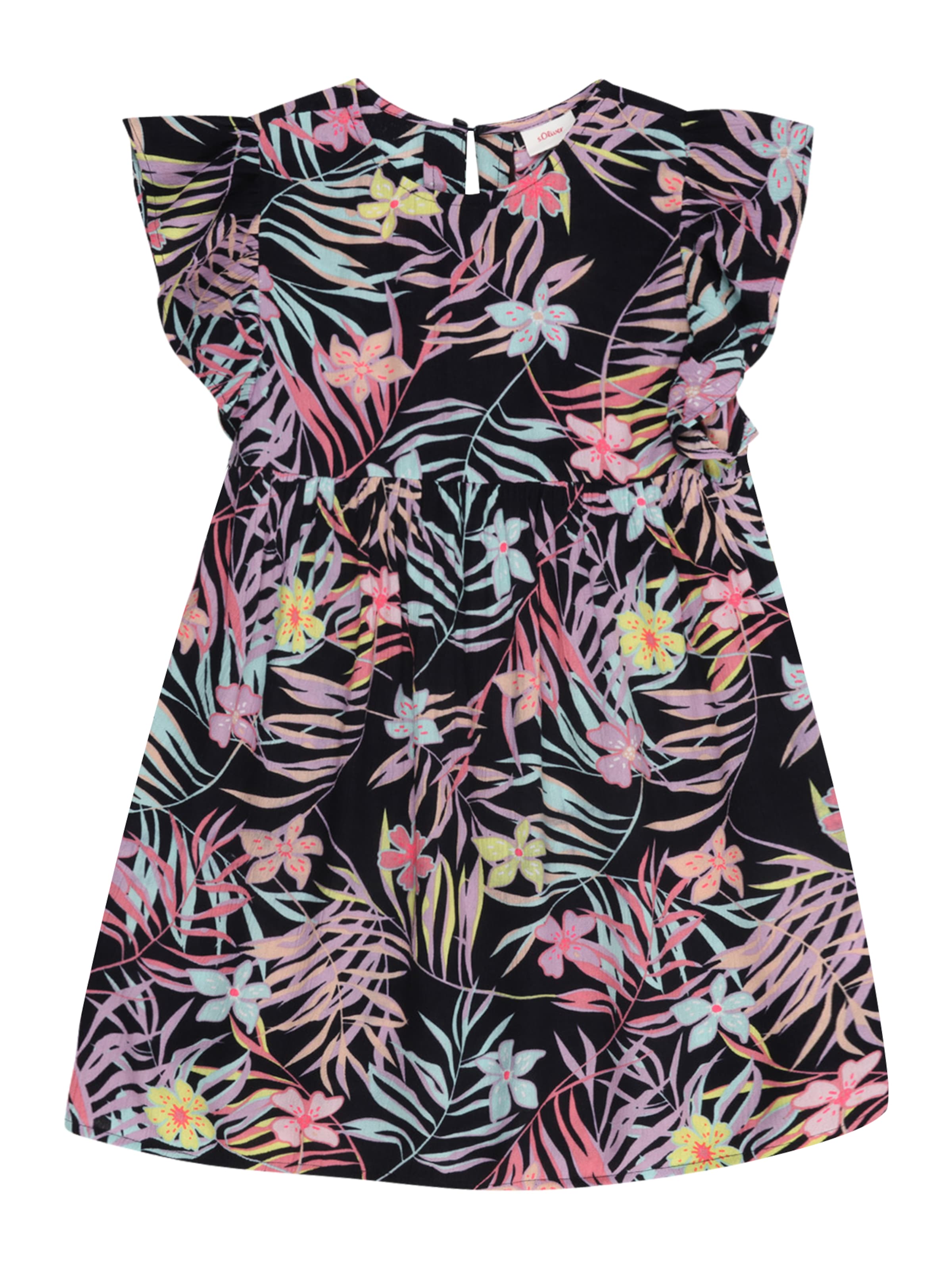 Rochie de la s.Oliver pe albastru: față