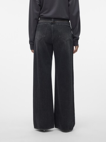 VERO MODA Wide leg Jeans 'Kathy' in Black