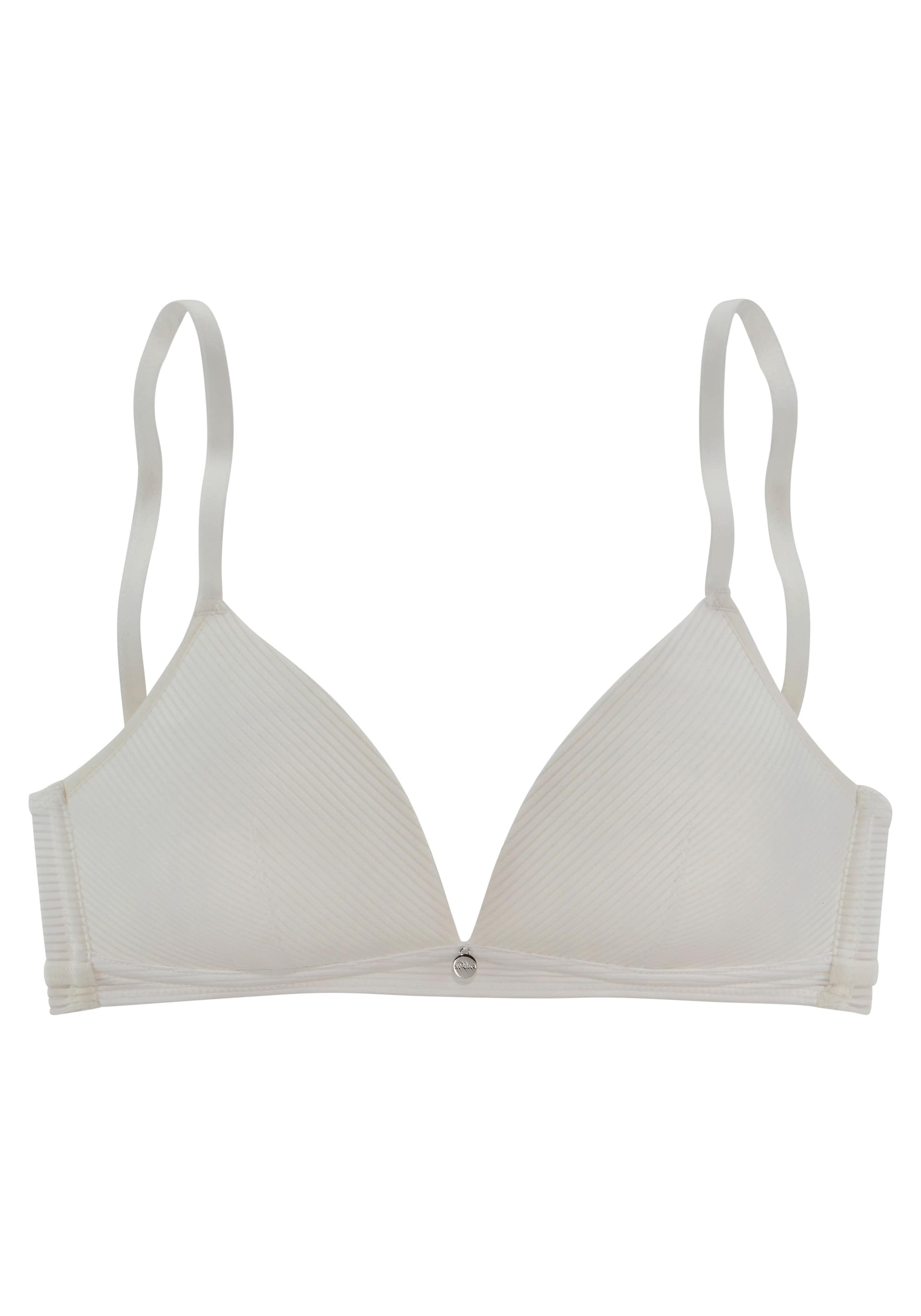 s.Oliver Triangle Bra in Beige: front