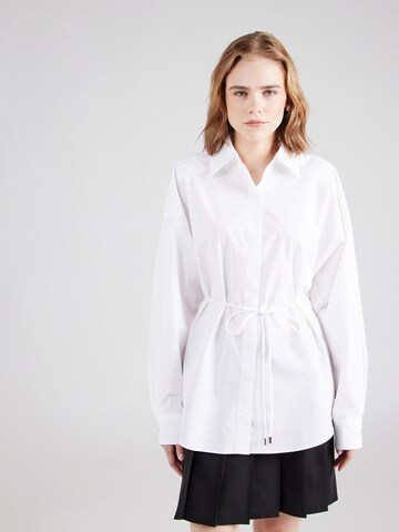 HUGO Blouse 'Eanna' in Wit: voorkant