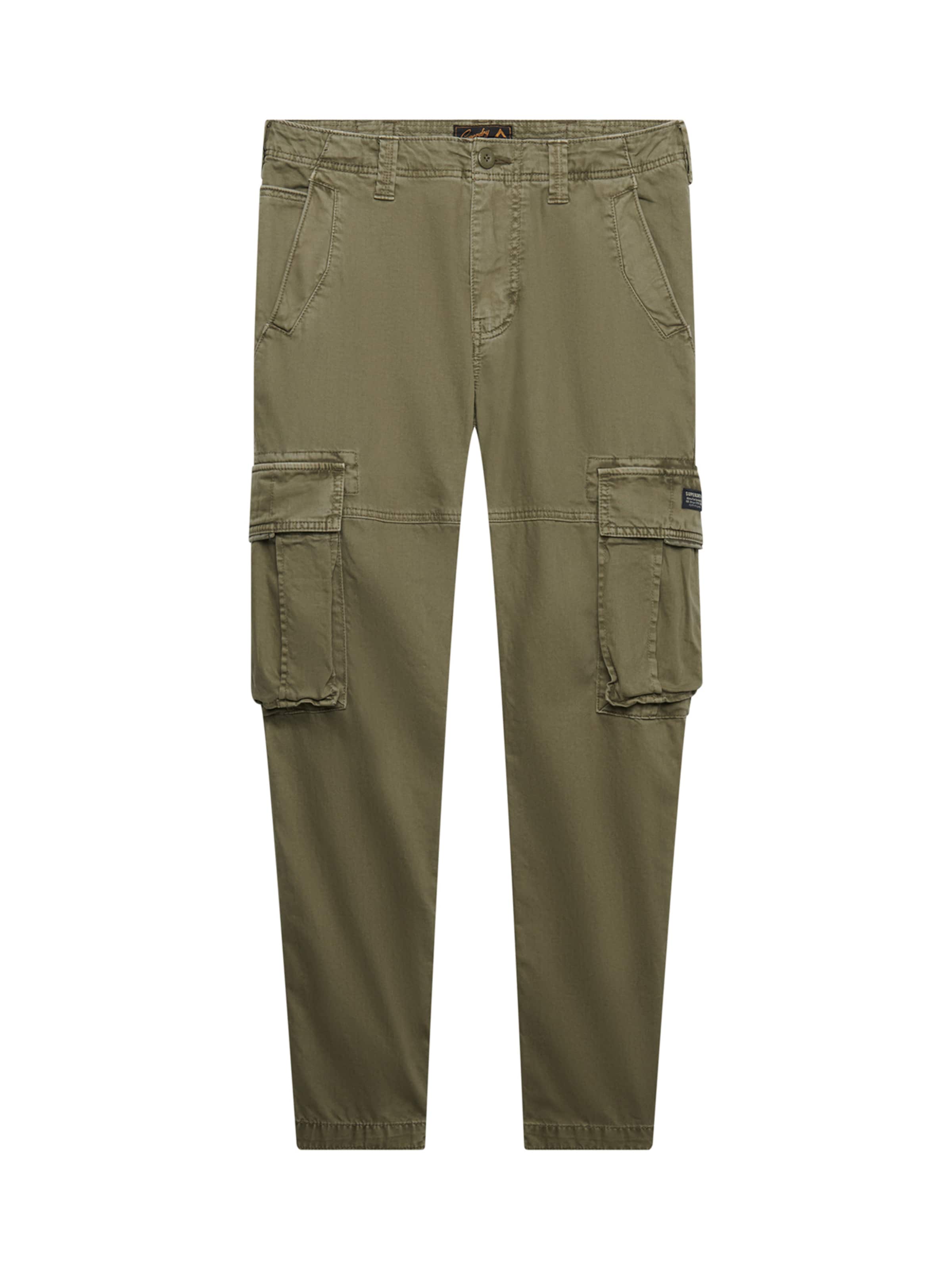 Superdry & Co Cargobroek 'CORE' in de kleur Olijfgroen, Productweergave